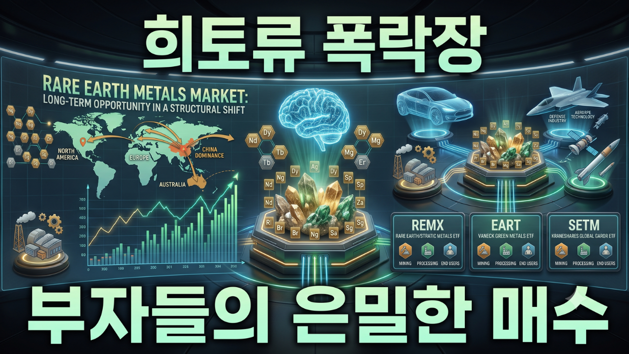 희토류 ETF 투자, 중국 독점이라는 착각 걷어내기.